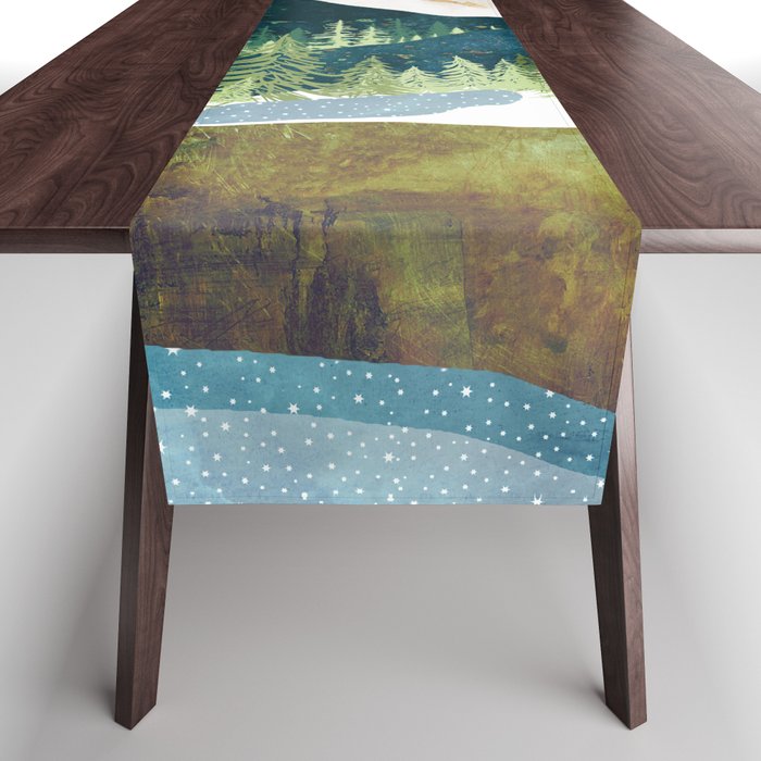 Mountain River Table Runner Gallery Image 1