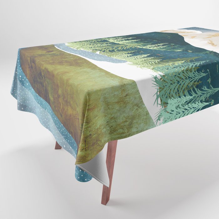 Mountain River Tablecloth Gallery Image 1