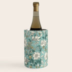 Elegant Vintage Floral Pattern Wine Chiller Gallery Image 1