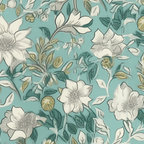 Elegant Vintage Floral Pattern Coffee Mug Gallery Image 2