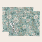 Elegant Vintage Floral Pattern Placemat Gallery Image 1