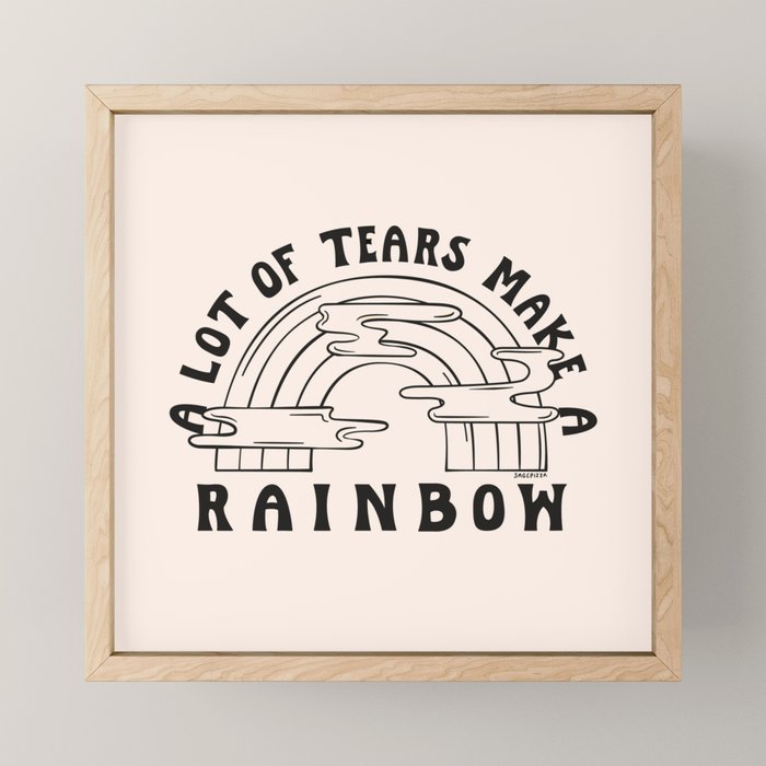 RAINBOW Mini Art Print Gallery Image 1
