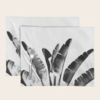 Traveler palm - bw Placemat Gallery Image 1