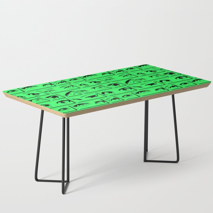 Anime eye cartoon comic art pattern Coffee Table Gallery Image 1