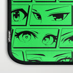 Anime eye cartoon comic art pattern Laptop Sleeve Gallery Image 3
