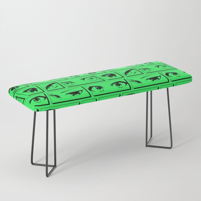 Anime eye cartoon comic art pattern Bench Gallery Image 1