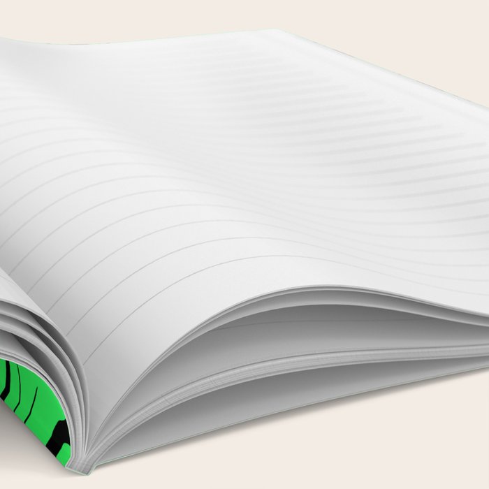Anime eye cartoon comic art pattern Notebook Gallery Image 2