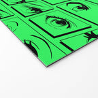 Anime eye cartoon comic art pattern Welcome Mat Gallery Image 2