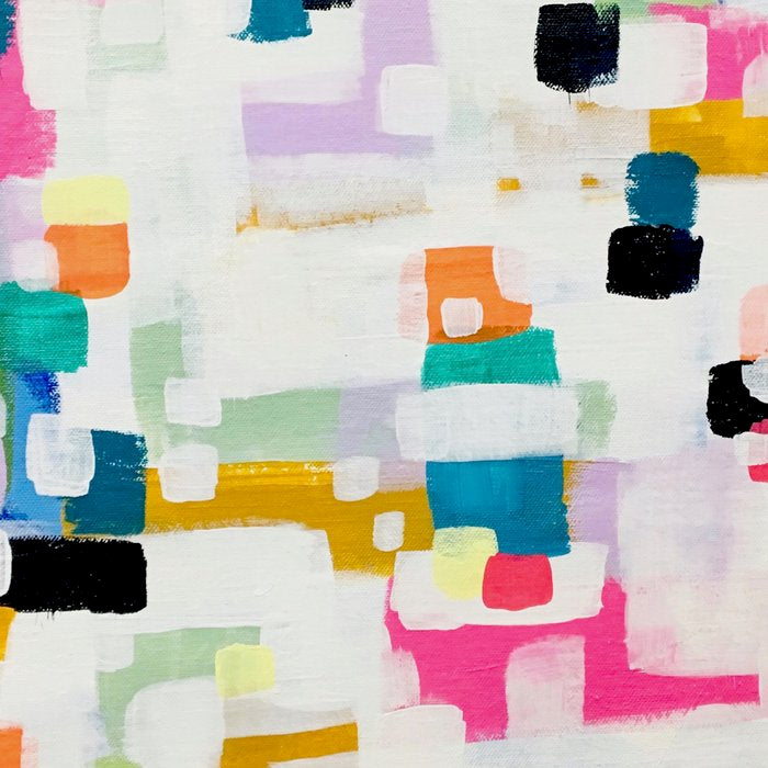 A Thousand Springs Blooming #3 Fun Colorful Abstract Painting by Ejaaz Haniff Coffee Mug Gallery Image 2
