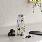 A Thousand Springs Blooming #3 Fun Colorful Abstract Painting by Ejaaz Haniff Water Bottle Gallery Image 4