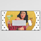 Margaritas & Churros (You can have it all) Desk Mat Gallery Image 1