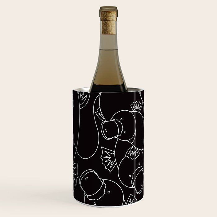 Minimalist Platypus Black and White Wine Chiller Gallery Image 1