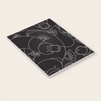Minimalist Platypus Black and White Notebook Gallery Image 3