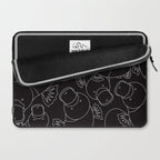 Minimalist Platypus Black and White Laptop Sleeve Gallery Image 2