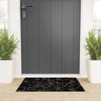 Minimalist Platypus Black and White Welcome Mat Gallery Image 3