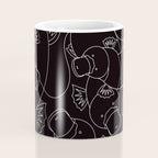 Minimalist Platypus Black and White Coffee Mug Gallery Image 4