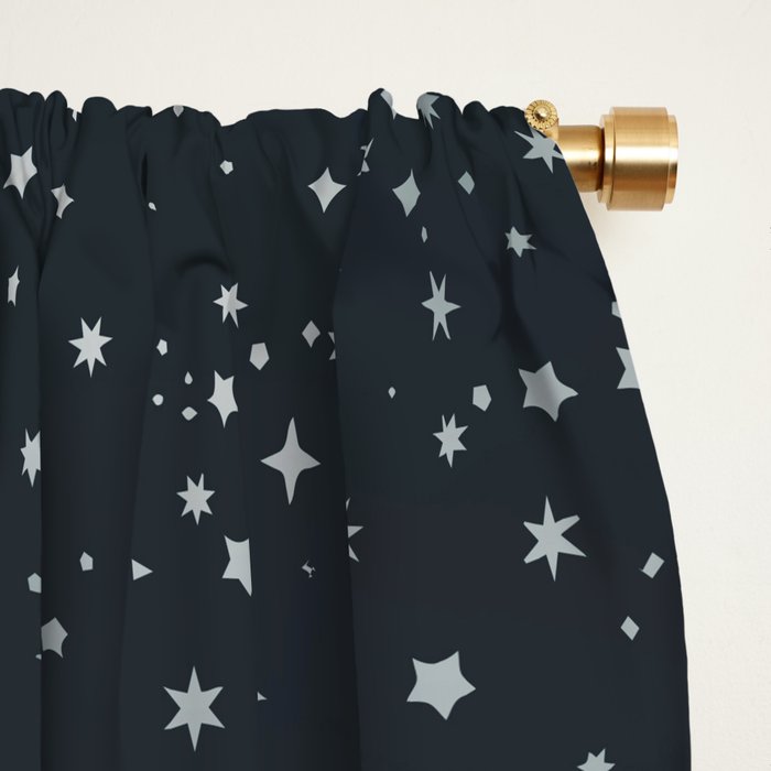 Winters Night Window Curtain Gallery Image 2