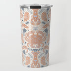 Crustacean Folk Art Travel Mug Gallery Image 1