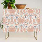 Crustacean Folk Art Credenza Gallery Image 1