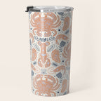 Crustacean Folk Art Travel Mug Gallery Image 3