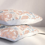 Crustacean Folk Art Pillow Sham Gallery Image 3
