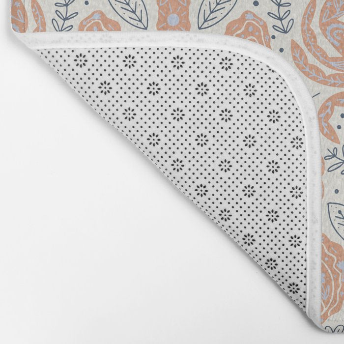 Crustacean Folk Art Bath Mat Gallery Image 2