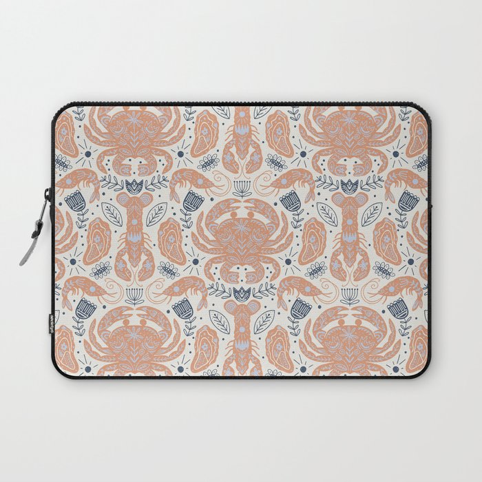 Crustacean Folk Art Laptop Sleeve Gallery Image 1