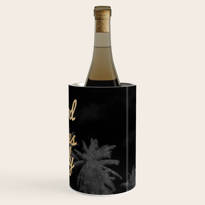 Good Vibes Only Palm Trees Wine Chiller Gallery Image 3