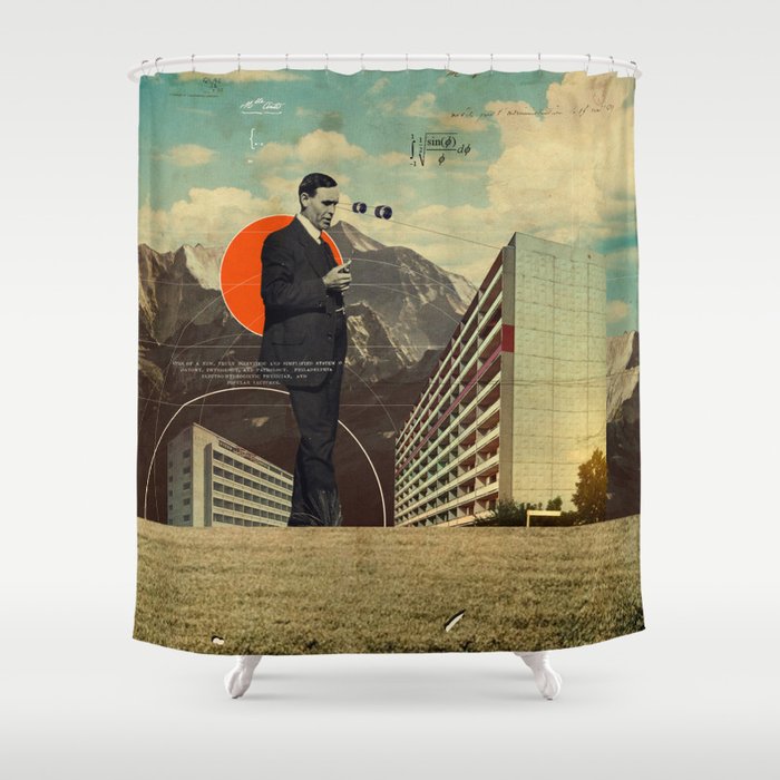 Î¦ (Phi) Shower Curtain Gallery Image 1