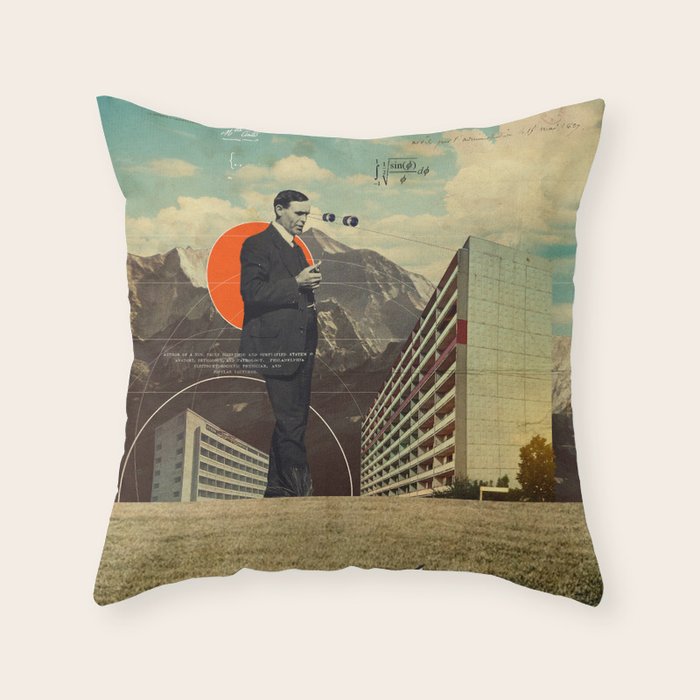 Î¦ (Phi) Throw Pillow Gallery Image 1