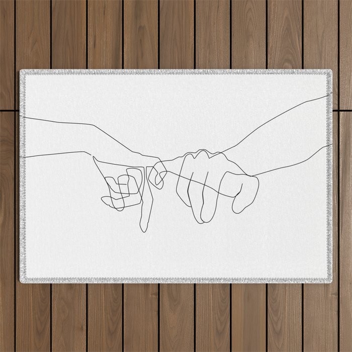 Pinky Swear Outdoor Rug Gallery Image 1