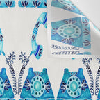Vintage Rotary Phone - Blue Raspberry Wall Tapestry Gallery Image 3