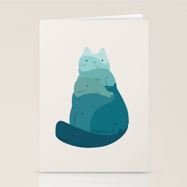 Cat Landscape 171: A Hungry Cat Stationery Card Gallery Image 2
