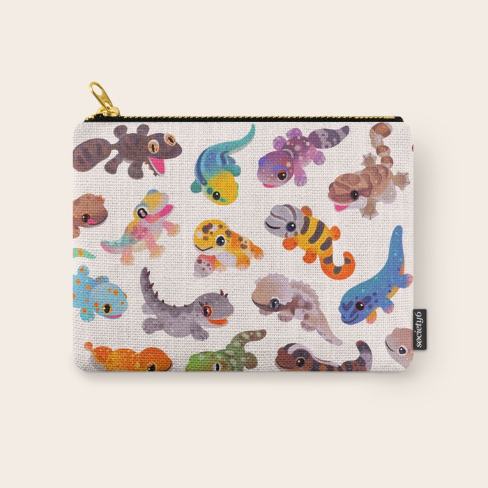 Gecko - bright Carry All Pouch Gallery Image 1