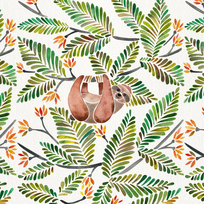 Happy Sloth â Tropical Green Rainforest Coffee Mug Gallery Image 2