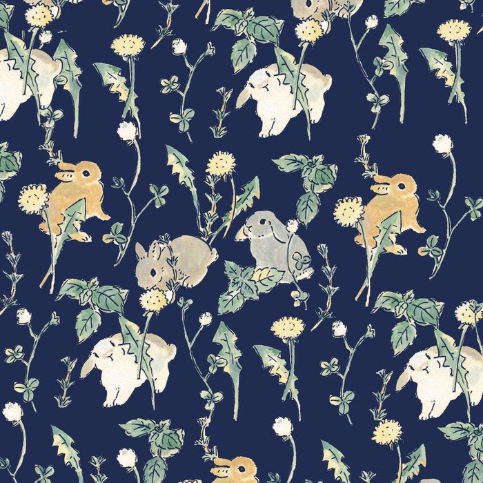 Spring Garden - navy blue Coffee Mug Gallery Image 2