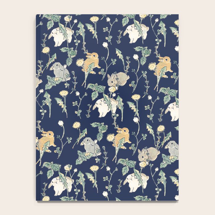 Spring Garden - navy blue Notebook Gallery Image 4