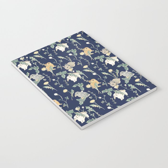 Spring Garden - navy blue Notebook Gallery Image 3