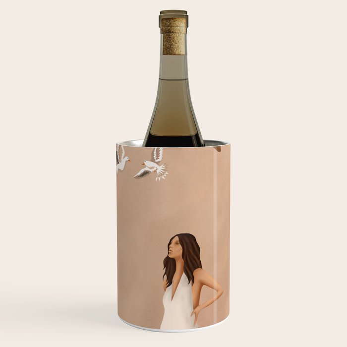 New White Dress Wine Chiller Gallery Image 1