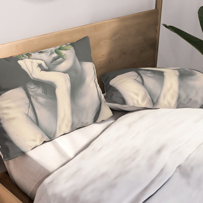 natural beauty-collage 3/3 Pillow Sham Gallery Image 2