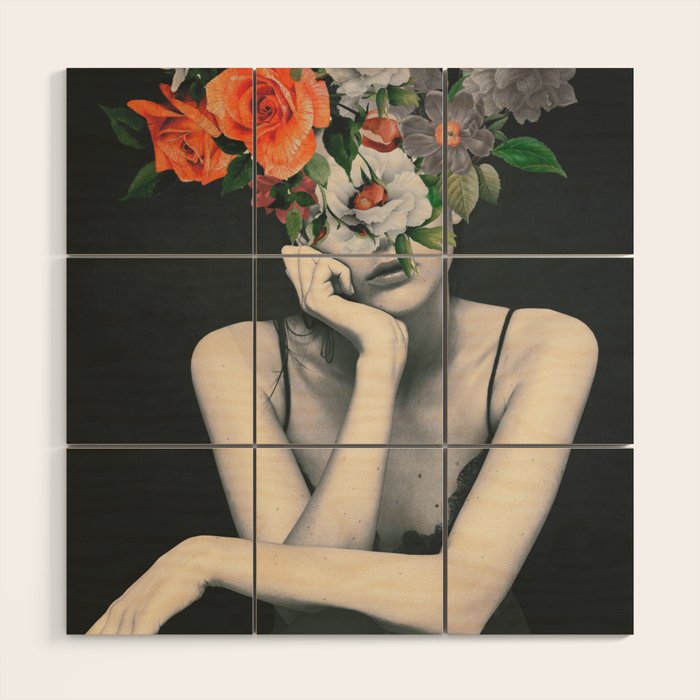 natural beauty-collage 3/3 Wood Wall Art Gallery Image 1