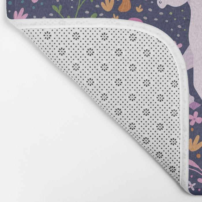 Unicorns Dancing in an Enchanted Garden Bath Mat Gallery Image 2