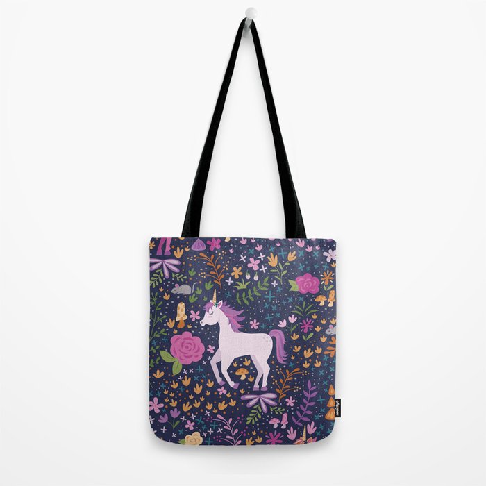 Unicorns Dancing in an Enchanted Garden Tote Bag Gallery Image 2