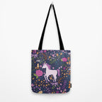Unicorns Dancing in an Enchanted Garden Tote Bag Gallery Image 2