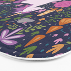 Unicorns Dancing in an Enchanted Garden Bath Mat Gallery Image 3