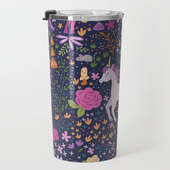 Unicorns Dancing in an Enchanted Garden Travel Mug Gallery Image 3