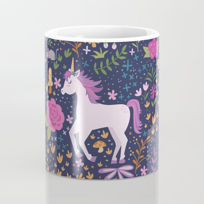 Unicorns Dancing in an Enchanted Garden Coffee Mug Gallery Image 4