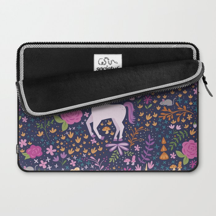 Unicorns Dancing in an Enchanted Garden Laptop Sleeve Gallery Image 2