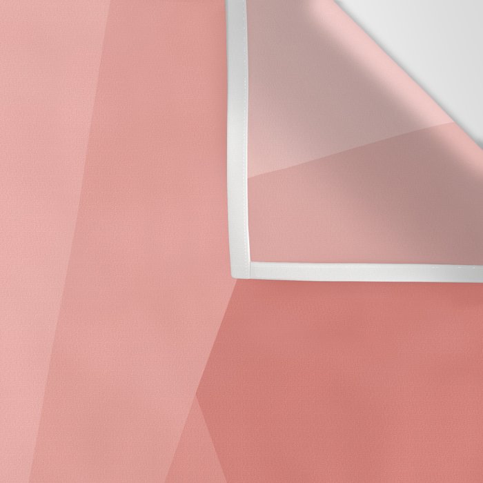 Geometric Triangles VII Pink and Green Wall Tapestry Gallery Image 3