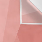 Geometric Triangles VII Pink and Green Wall Tapestry Gallery Image 3